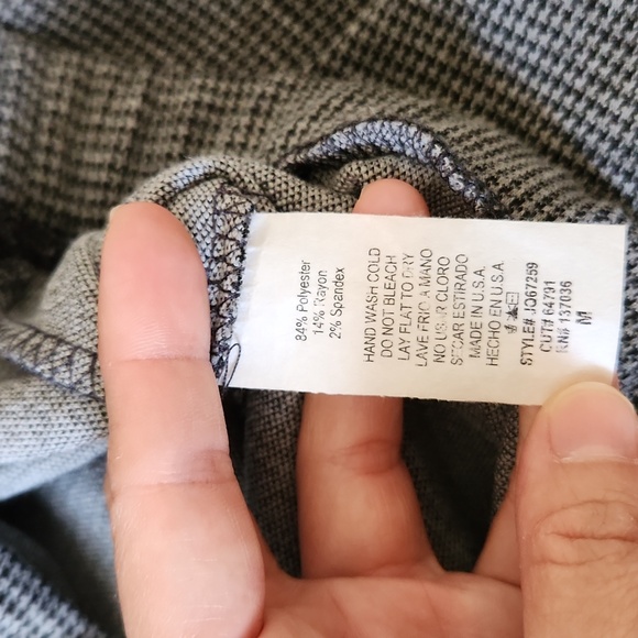 Lazy Sundays Houndstooth Stretchy 80s-Style Bell-Shaped Pants - Picture 6 of 6